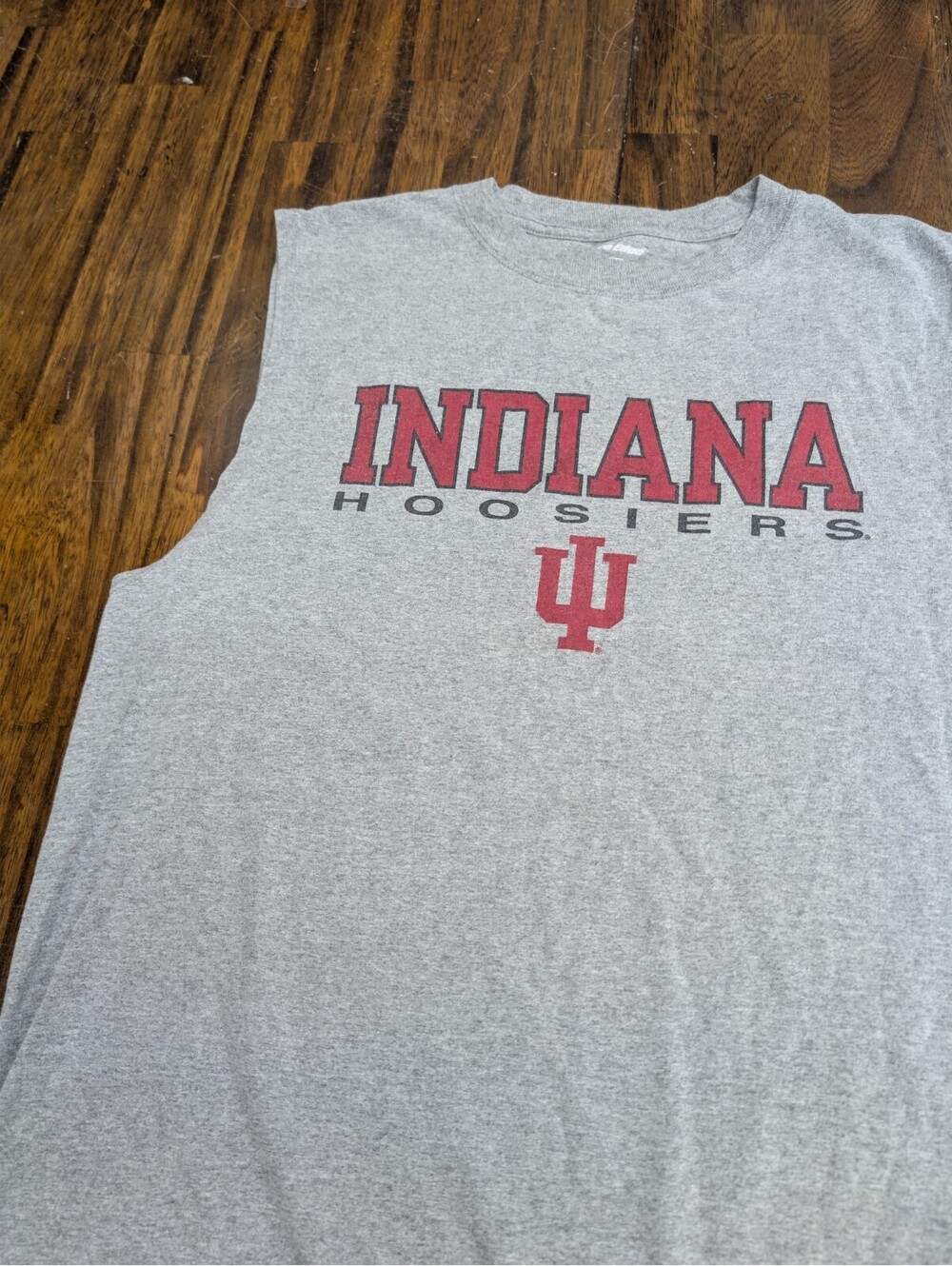 Indiana Hoosiers Pro Edge Muscle Tank Top Shirt Mens Large L